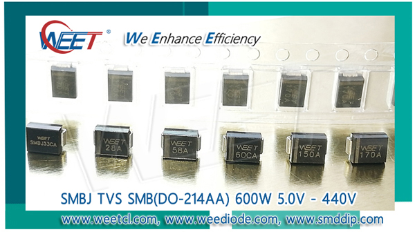 100 pieces TVS Diodes Transient Voltage Suppressors TVS Diode SMC Suf MT