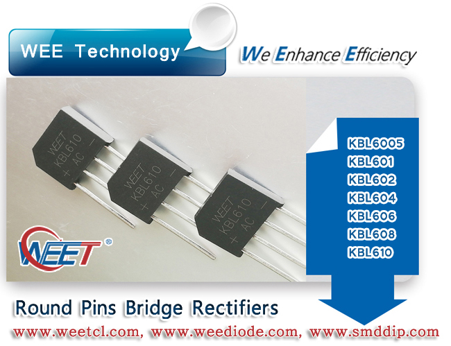 6 PCS FAIRCHILD PN# GBPC3508W Rectifier Bridge Diode Single 800V 35A 4-Pin