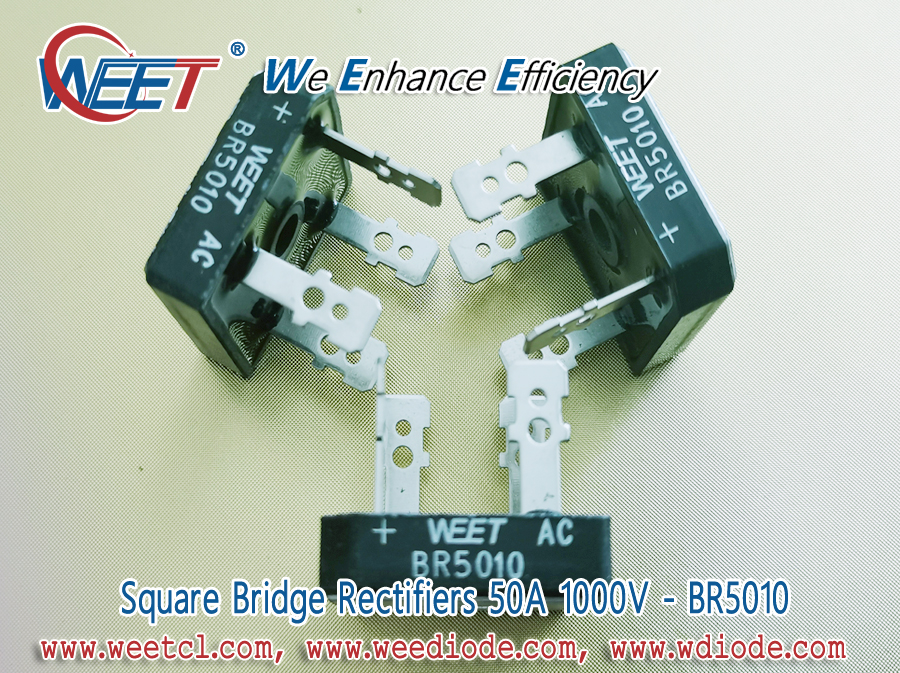 WEET-Square-Bridge-Rectifiers-50A-1000V-BR5010-Silicon-Bridge-Through-Hole-BR5005-BR501-BR502-BR504-BR506-BR508
